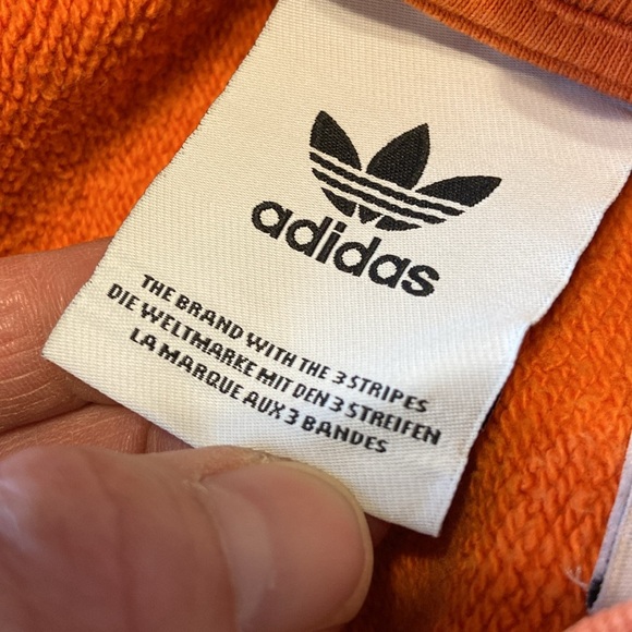 ADIDAS Trefoil Warm Up Crew Neck  Sweatshirt Men’s Size Small - Picture 6 of 10